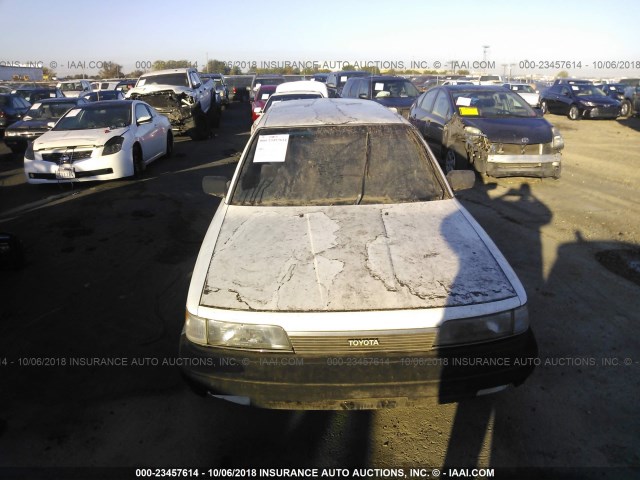 JT2SV21W7H0000932 - 1987 TOYOTA CAMRY DLX WHITE photo 6