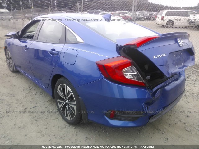 19XFC1F72GE003138 - 2016 HONDA CIVIC EXL 蓝色 照片 3