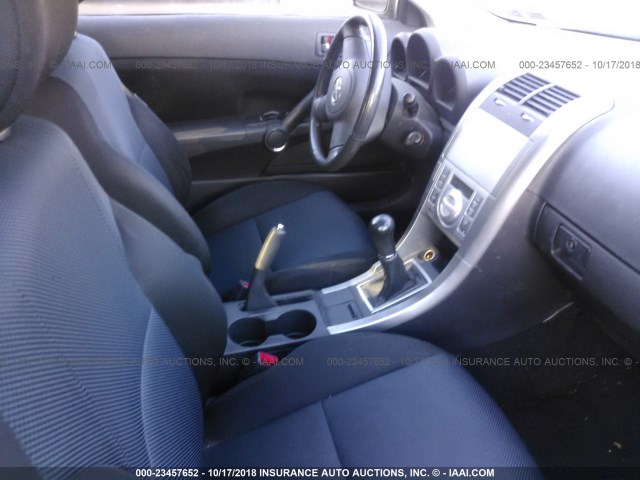 JTKDE167250026175 - 2005 TOYOTA SCION TC 黑色 照片 5