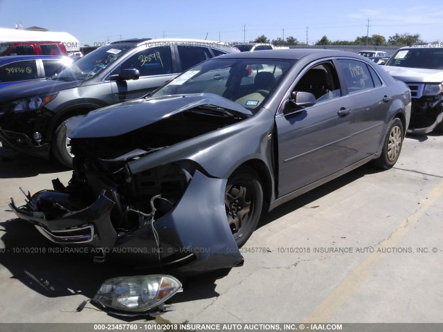 1G1ZG57B68F179654 - 2008 CHEVROLET MALIBU LS Boz foto 2