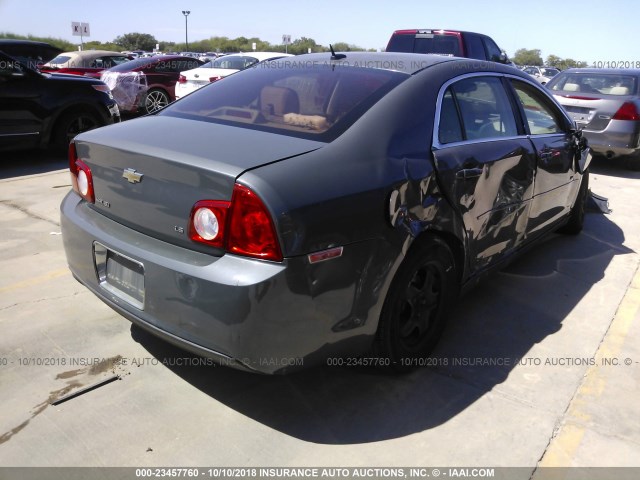 1G1ZG57B68F179654 - 2008 CHEVROLET MALIBU LS Boz foto 4