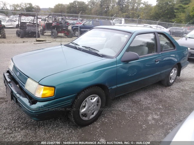 1FACP31X1PK115281 - 1993 FORD TEMPO GL GREEN photo 2