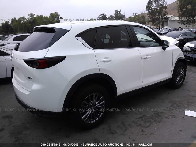 JM3KFBCLXH0129357 - 2017 MAZDA CX-5 TOURING WHITE photo 4