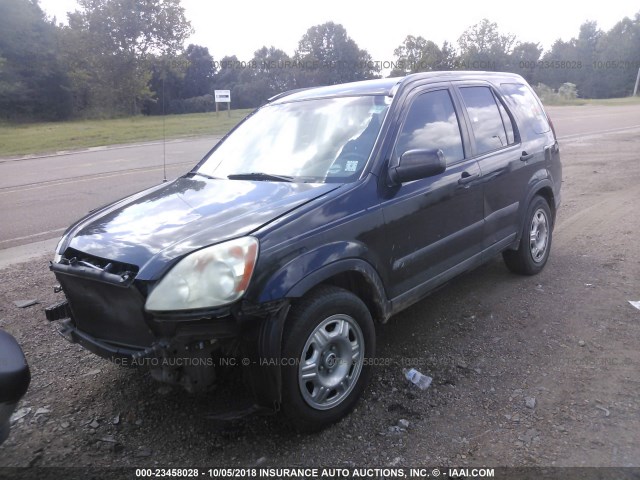 SHSRD68536U404475 - 2006 HONDA CR-V LX BLACK photo 2