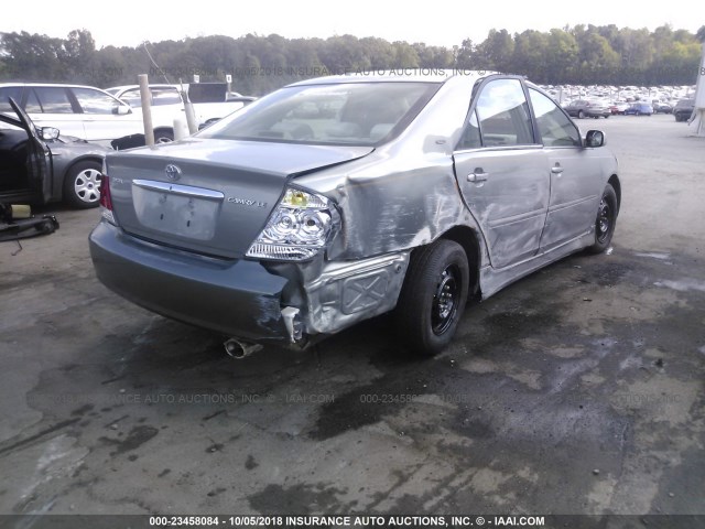 4T1BE32K26U692155 - 2006 TOYOTA CAMRY LE/XLE/SE GREEN photo 4