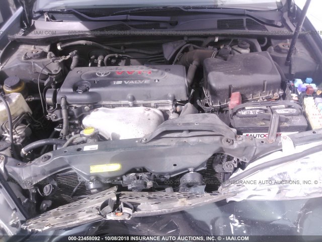 4T1BE32K74U349872 - 2004 TOYOTA CAMRY LE/XLE/SE GREEN photo 10