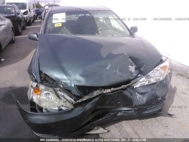 4T1BE32K74U349872 - 2004 TOYOTA CAMRY LE/XLE/SE GREEN photo 6