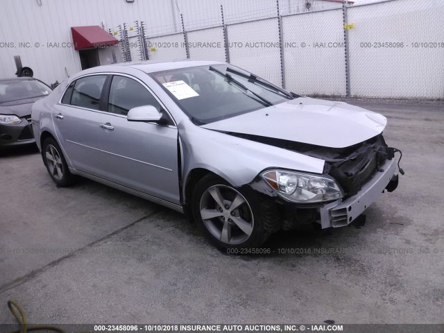 1G1ZC5E03CF215516 - 2012 CHEVROLET MALIBU 1LT SILVER photo 1