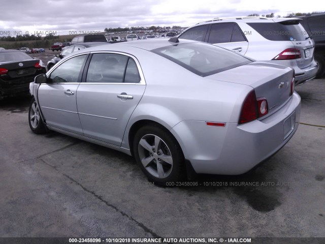 1G1ZC5E03CF215516 - 2012 CHEVROLET MALIBU 1LT SILVER photo 3