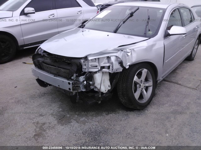 1G1ZC5E03CF215516 - 2012 CHEVROLET MALIBU 1LT SILVER photo 6