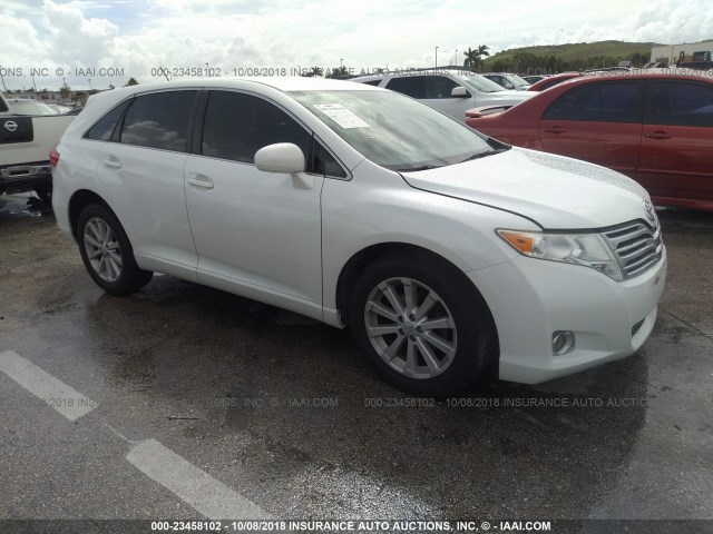 4T3ZA3BB2CU057594 - 2012 TOYOTA VENZA LE/XLE WHITE photo 1