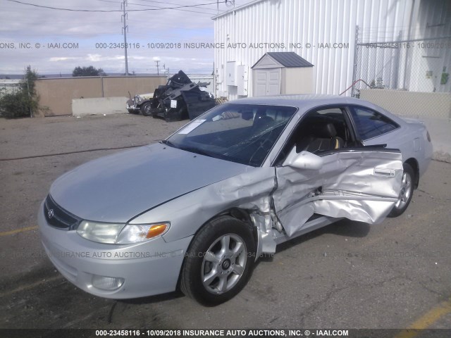 2T1CF28P01C450375 - 2001 TOYOTA CAMRY SOLARA SE/SLE Gümüş foto 2