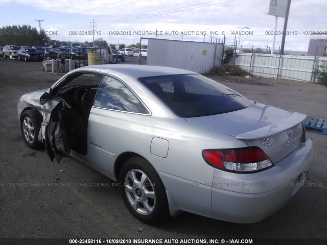 2T1CF28P01C450375 - 2001 TOYOTA CAMRY SOLARA SE/SLE Gümüş foto 3