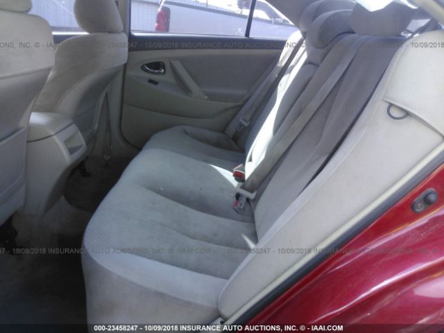 4T1BE46K87U124302 - 2007 TOYOTA CAMRY NEW GENERAT CE/LE/XLE/SE RED photo 8