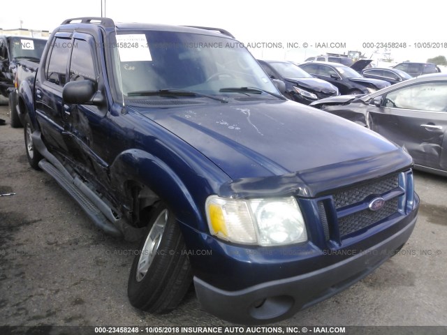 1FMZU67K24UA15177 - 2004 FORD EXPLORER SPORT TR  Dark Blue photo 1