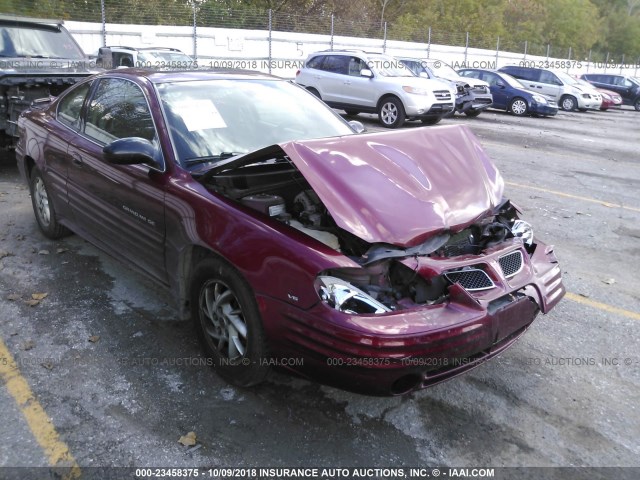 1G2NF12E32C141539 - 2002 PONTIAC GRAND AM SE1 MAROON photo 1