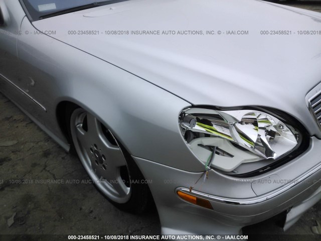 WDBNG73J92A239590 - 2002 MERCEDES-BENZ S 55 AMG SILVER photo 6