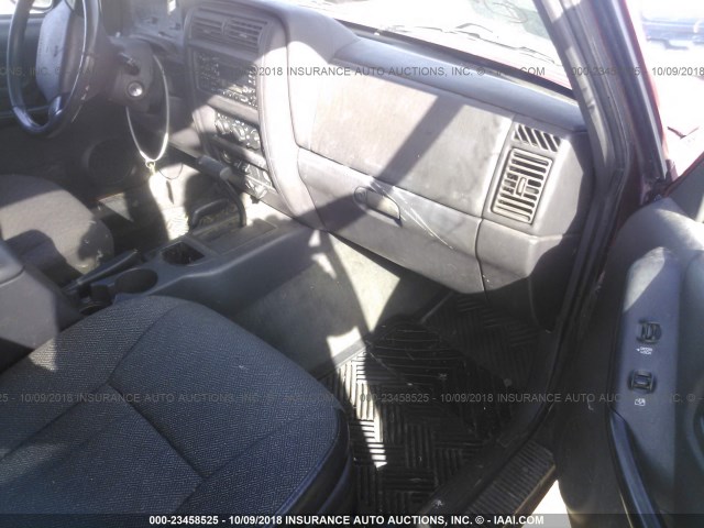 1J4FF68S5XL670342 - 1999 JEEP CHEROKEE SPORT/CLASSIC წითელი ფოტო 5