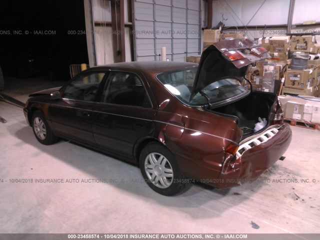 4T1BG22K01U074930 - 2001 TOYOTA CAMRY CE/LE/XLE RED photo 3