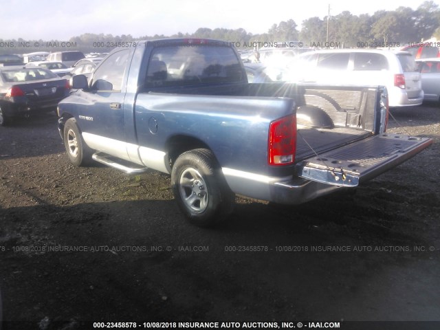 1D7HA16N34J161831 - 2004 DODGE RAM 1500 ST/SLT BLUE photo 3