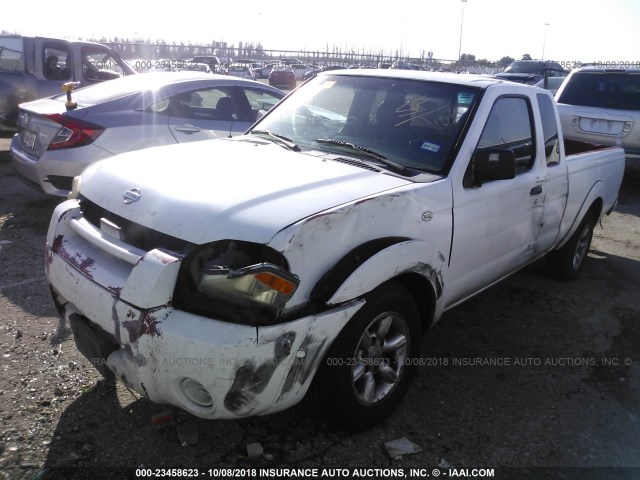 1N6DD26S91C345860 - 2001 NISSAN FRONTIER KING CAB XE WHITE photo 2