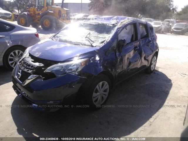 3N1CE2CP0HL367856 - 2017 NISSAN VERSA NOTE S/S PLUS/SV/SL/SR BLUE photo 2