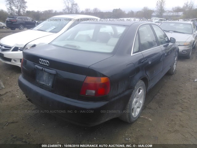 WAUED68D9WA002480 - 1998 AUDI A4 2.8 QUATTRO BLACK photo 4