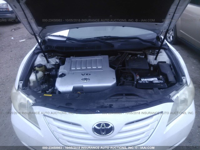 4T1BK46K67U554449 - 2007 TOYOTA CAMRY NEW GENERAT LE/XLE/SE WHITE photo 10