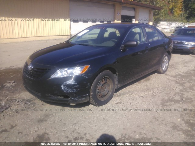 4T1BE46K47U543702 - 2007 TOYOTA CAMRY NEW GENERAT CE/LE/XLE/SE BLACK photo 2