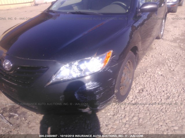 4T1BE46K47U543702 - 2007 TOYOTA CAMRY NEW GENERAT CE/LE/XLE/SE BLACK photo 6