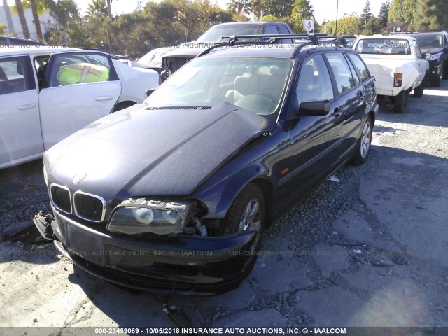 WBAAR3342YJM00185 - 2000 BMW 323 IT BLUE photo 2