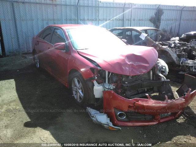 4T1BF1FK7DU651027 - 2013 TOYOTA CAMRY L/SE/LE/XLE 勃艮第红 照片 1