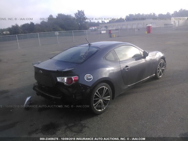 JF1ZCAC18D1602482 - 2013 SUBARU BRZ 2.0 LIMITED BLACK photo 4