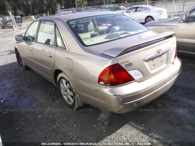 4T1BF28B02U214552 - 2002 TOYOTA AVALON XL/XLS GOLD photo 3