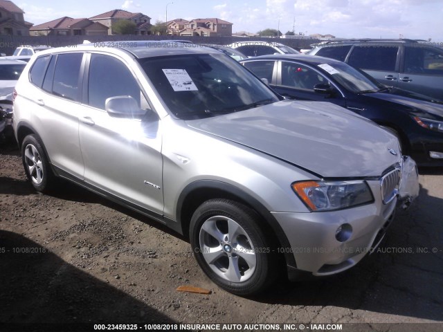 5UXWX5C53BL716207 - 2011 BMW X3 XDRIVE28I SILVER photo 1