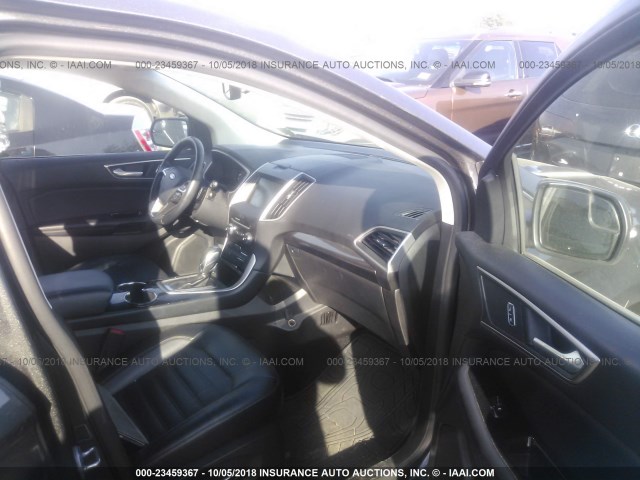 2FMTK4J99FBC36256 - 2015 FORD EDGE BLACK photo 5