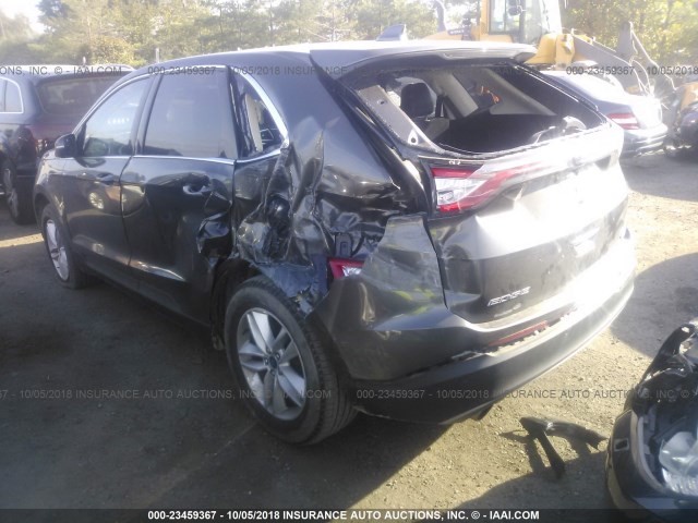 2FMTK4J99FBC36256 - 2015 FORD EDGE Siyah fotoğraf 6