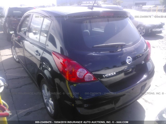 3N1BC1CP9CK294657 - 2012 NISSAN VERSA S/SL BLACK photo 3