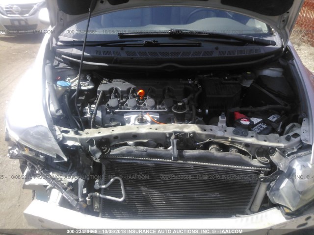 2HGFA16999H356475 - 2009 HONDA CIVIC EXL 银色 照片 10
