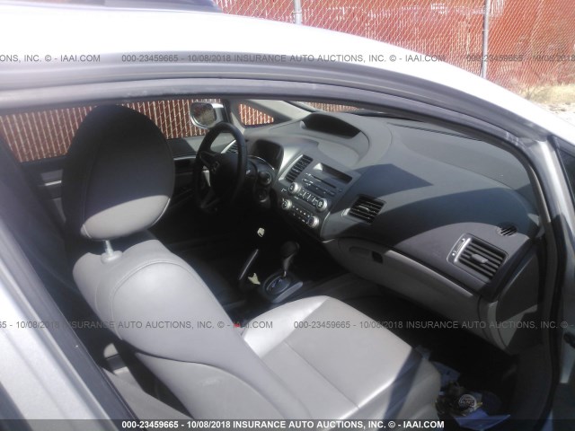 2HGFA16999H356475 - 2009 HONDA CIVIC EXL 银色 照片 5