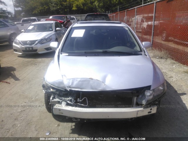 2HGFA16999H356475 - 2009 HONDA CIVIC EXL 银色 照片 6