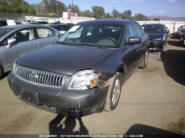 1MEFM40115G616060 - 2005 MERCURY MONTEGO LUXURY GRAY photo 2