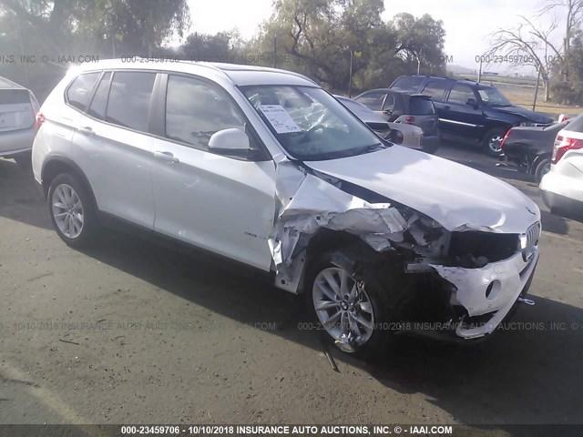 5UXWZ7C33H0V87240 - 2017 BMW X3 SDRIVE28I WHITE photo 1