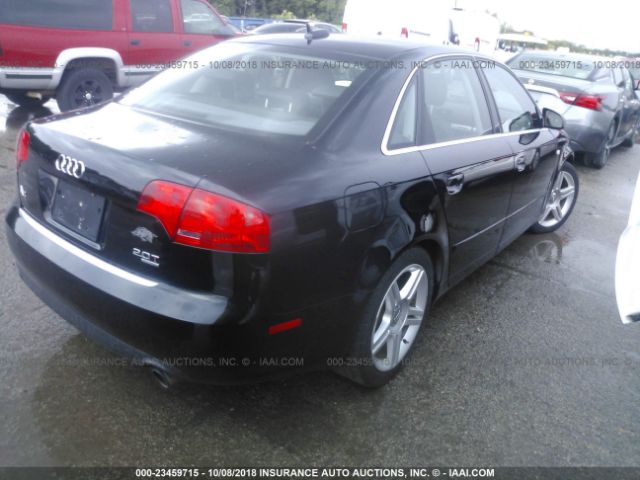 WAUDF68E55A519725 - 2005 AUDI A4 2.0T QUATTRO BLACK photo 4