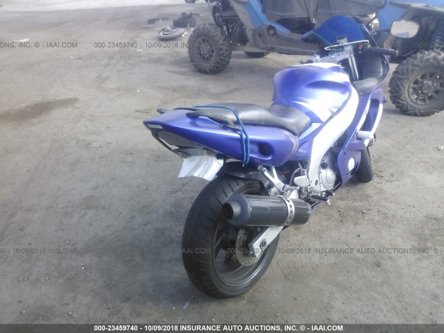 JYA5AHE0XVA001034 - 1997 YAMAHA YZF600 R BLUE photo 4