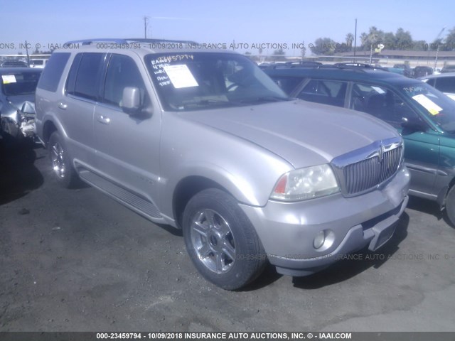 5LMEU88H54ZJ20907 - 2004 LINCOLN AVIATOR 银色 照片 1