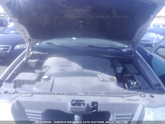 5LMEU88H54ZJ20907 - 2004 LINCOLN AVIATOR 银色 照片 10