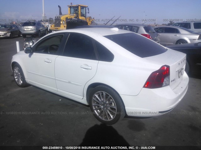 YV1MS390492465215 - 2009 VOLVO S40 2.4I WHITE photo 3