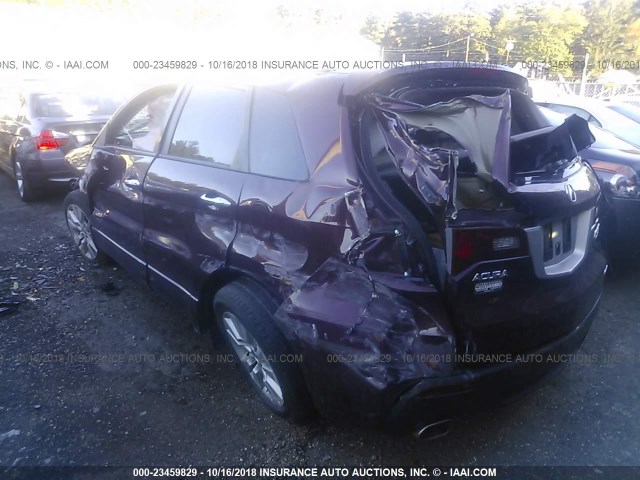 5J8TB1H54AA006152 - 2010 ACURA RDX TECHNOLOGY BURGUNDY photo 1