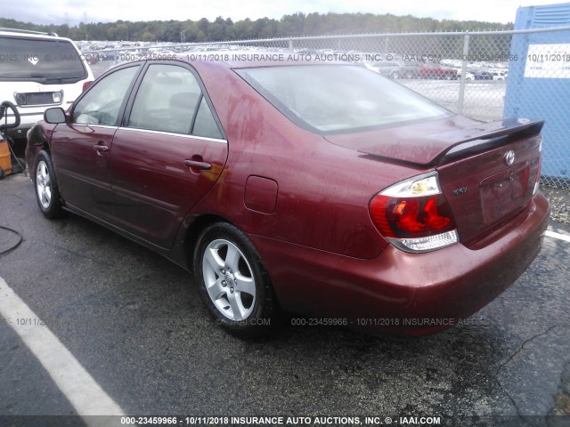 4T1BE32K45U075371 - 2005 TOYOTA CAMRY LE/XLE/SE 红色 照片 3